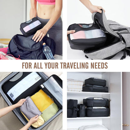 8 Set Packing Cubes for Travel