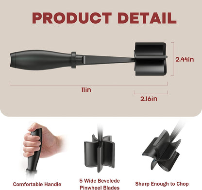 Meat Chopper, Hamburger Chopper, Premium Heat Resistant Masher and Smasher for Hamburger Meat