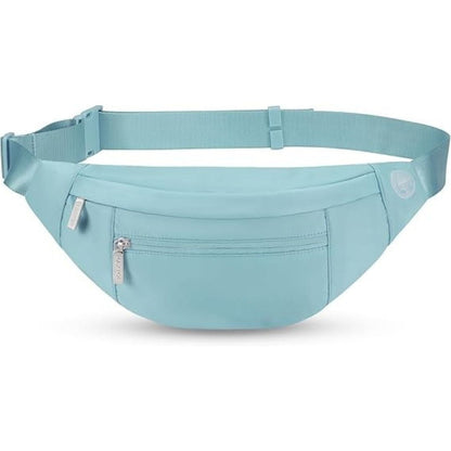 Large Crossbody Fanny Pack With 4-Zipper