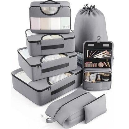 8 Set Packing Cubes for Travel