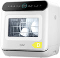 COMFEE’ Mini Plus Table Top Dishwasher – 7+3 Programs, 6L Water Tank, No Plumbing Required
